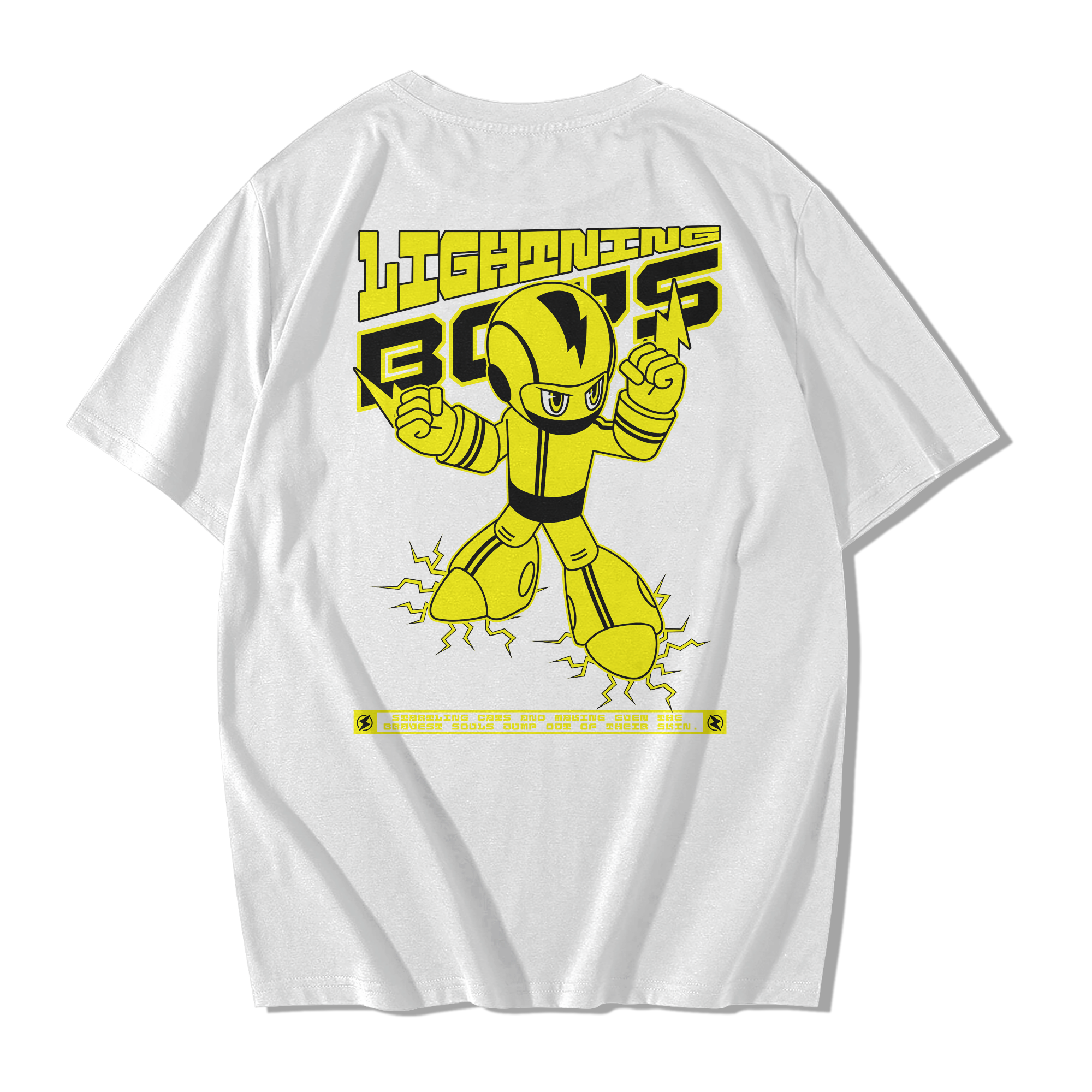 Alfaq Back Printed Boys Oversized T-Shirt